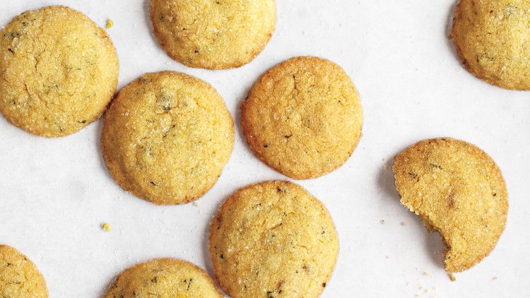 Lemon-Ginger Cookies with Mint_image