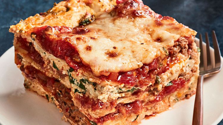 Lasagna with Meat Sauce_image