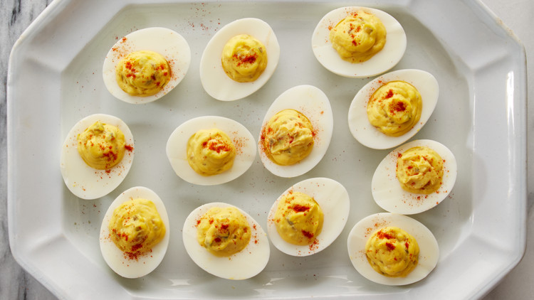 Deviled eggs with relish Deviled eggs with relish