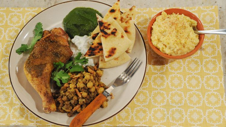 Indian-Spiced Chicken with Lentils and Chickpeas_image