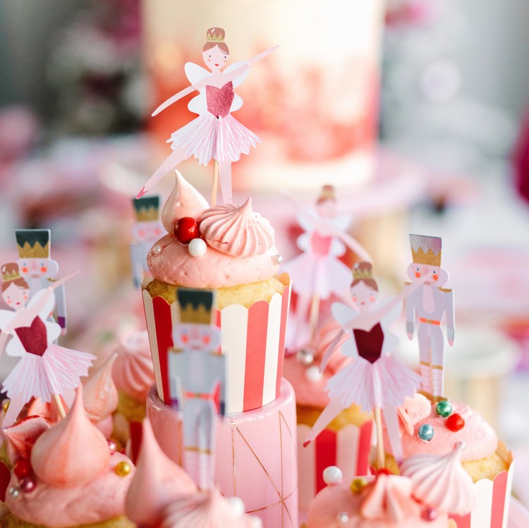 Nutcracker King Mouse Cupcake Toppers