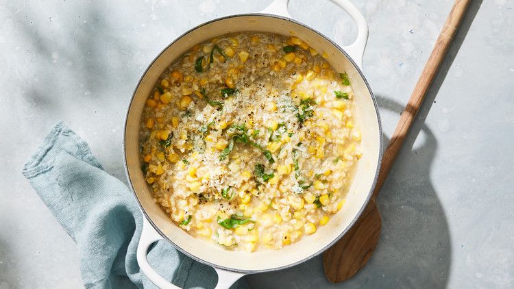 Sweet Corn-Brown Rice Risotto_image