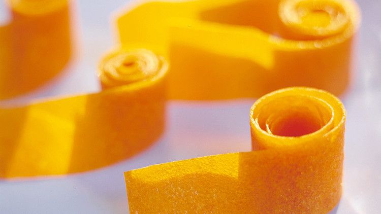 Apricot Fruit Leather Rolls_image