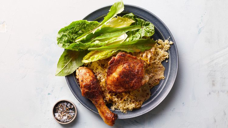 Creamy Mustard Chicken with Couscous image