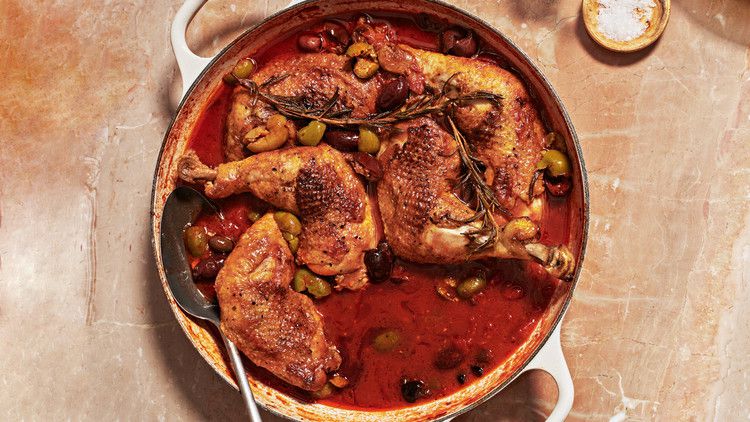 Rosemary Chicken with Tomatoes and Olives image