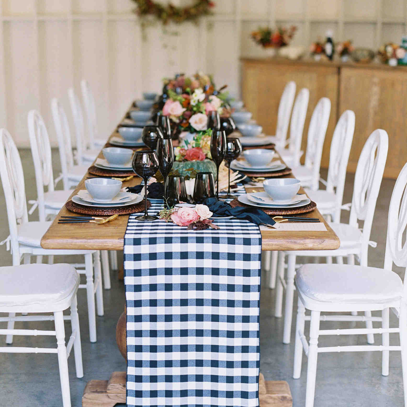 thanksgiving table setting with fall decor black white table runner thanksgiving table setting with fall decor black white table runner